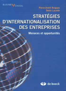 Couverture du produit · Strategies d'Internationalisation des Entreprises Menaces et Opportunites