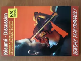 Couverture du produit · PERF.RESUME DISCUSSION (Ancienne Edition)