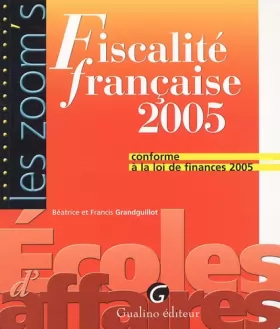 Couverture du produit · Fiscalité française 2005