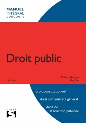 Couverture du produit · Droit public - 16e ed.: Intégral concours