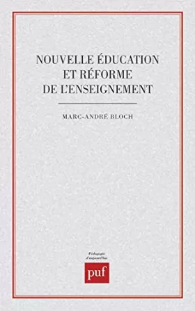 Couverture du produit · Nouv. éducation réforme enseignement