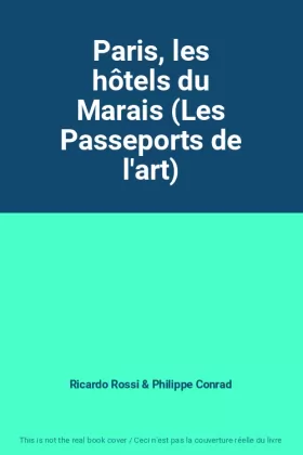 Couverture du produit · Paris, les hôtels du Marais (Les Passeports de l'art)