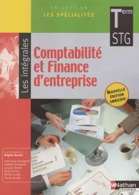Couverture du produit · Comptabilité et Finance d'entreprise - Terminale STG