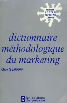 Couverture du produit · Dictionnaire methodologique du marketing