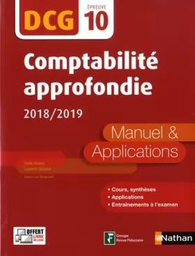 Couverture du produit · Comptabilité approfondie - DCG 10 - Manuel et applications
