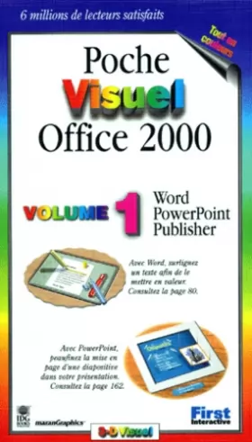 Couverture du produit · Office 2000, volume 1 : Word - PowerPoint - Publisher