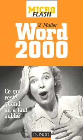 Couverture du produit · Micro flash - Word 2000