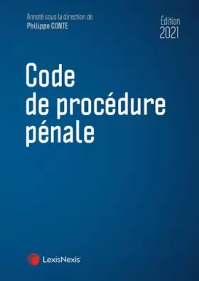 Couverture du produit · Code de procédure pénale 2021