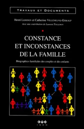 Couverture du produit · CONSTANCE ET INCONSTANCES DE LA FAMILLE. Biographies familiales des couples et des enfants