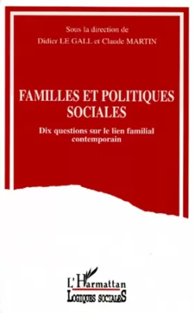 Couverture du produit · FAMILLES ET POLITIQUES SOCIALES