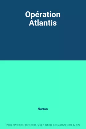 Couverture du produit · Opération Atlantis