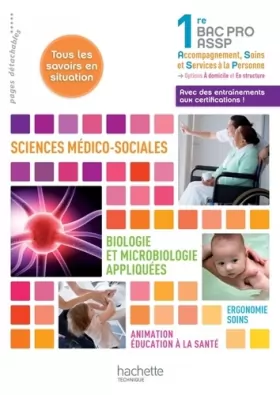 Couverture du produit · SMS - Biologie et microbiologie 1re Bac Pro ASSP - Livre élève - Ed. 2012