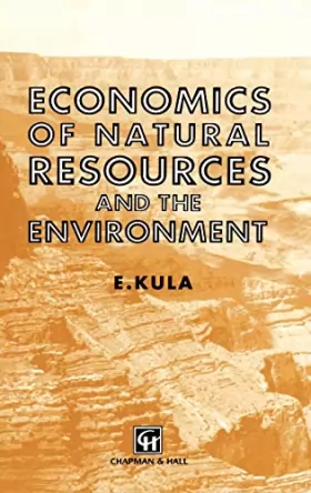 Couverture du produit · Economics of Natural Resources and the Environment
