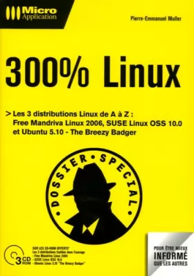 Couverture du produit · 300% Linux (3Cédérom)
