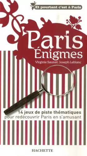 Couverture du produit · Paris énigmes