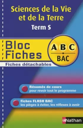 Couverture du produit · BLOC FICHES ABC SVT TERM S
