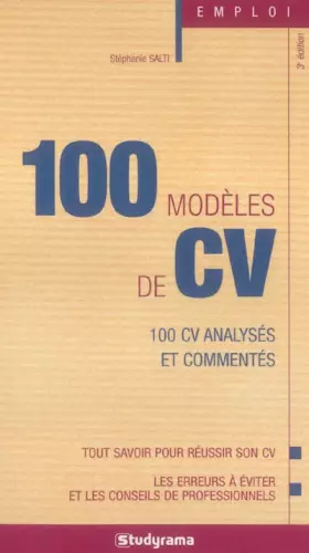 Couverture du produit · 100 modèles de cv