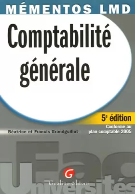 Couverture du produit · Comptabilité générale : Conforme au plan comptable 2005
