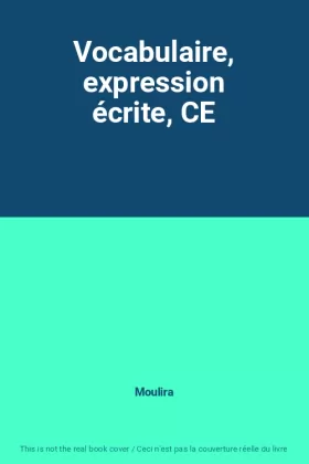 Couverture du produit · Vocabulaire, expression écrite, CE