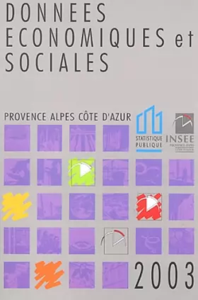 Couverture du produit · Données économiques et sociales Provence Alpes Côte d'Azur