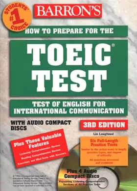 Couverture du produit · How to prepare for the TOEIC Test. With 4 CD Audio, 3rd edition