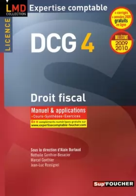 Couverture du produit · Droit fiscal DCG 4 : Manuel et applications