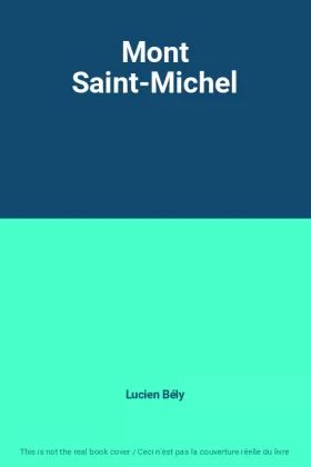 Couverture du produit · Mont Saint-Michel