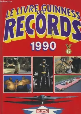 Couverture du produit · Le livre guinness des records 1990.