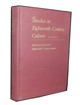 Couverture du produit · Studies in Eighteenth-Century Culture
