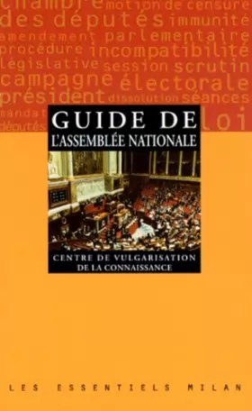Couverture du produit · Guide de l'Assemblée nationale