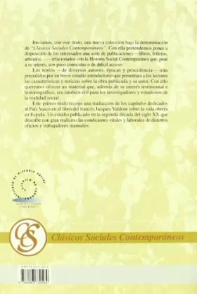 Couverture du produit · El obrero español. Experiencias vividas (el País Vasco)