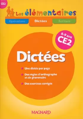 Couverture du produit · Dictées CE2