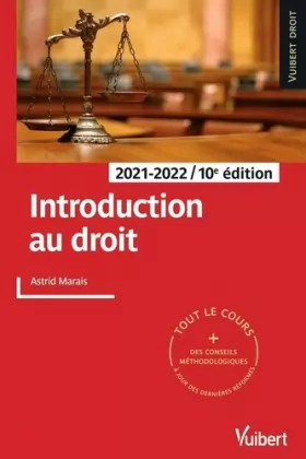 Couverture du produit · Introduction au droit 2021/2022: Tout le cours et des conseils méthodologiques, à jour des dernières réformes