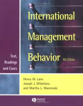 Couverture du produit · International Management Behavior: Text, Readings and Cases