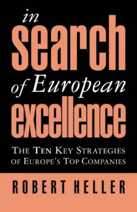 Couverture du produit · In Search of European Excellence