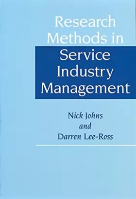 Couverture du produit · Research Methods in Service Industry Management