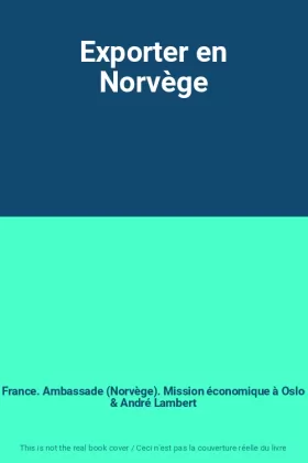 Couverture du produit · Exporter en Norvège