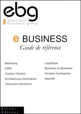 Couverture du produit · E-business : Guide de référence