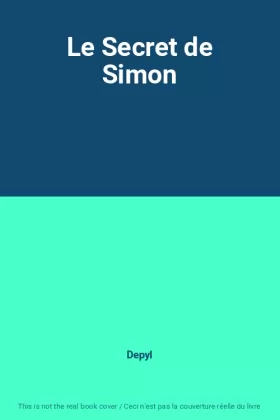 Couverture du produit · Le Secret de Simon