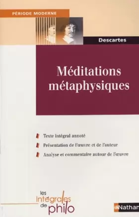 Couverture du produit · Méditations métaphysiques