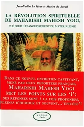 Couverture du produit · La révolution spirituelle de Maharishi Mahesh Yogi : Clé pour l'épanouissement du matérialisme