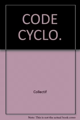 Couverture du produit · CODE CYCLO.