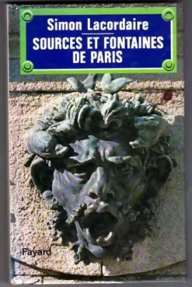 Couverture du produit · Sources et fontaines de Paris