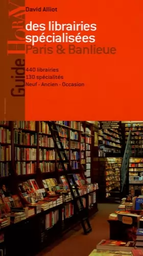 Couverture du produit · Guide des librairies spécialisées Paris & Banlieue