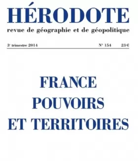 Couverture du produit · France, pouvoirs et territoires