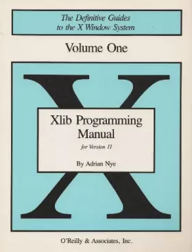 Couverture du produit · XLIB Programming Manual: For Version II