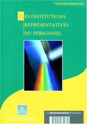 Couverture du produit · Les institutions représentatives du personnel