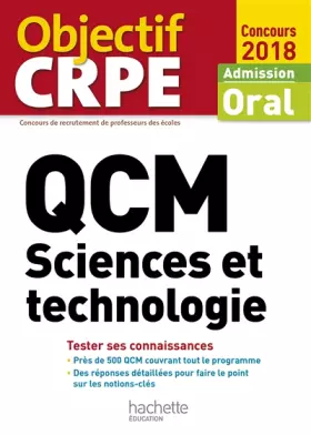 Couverture du produit · QCM CRPE : Sciences et technologie 2018