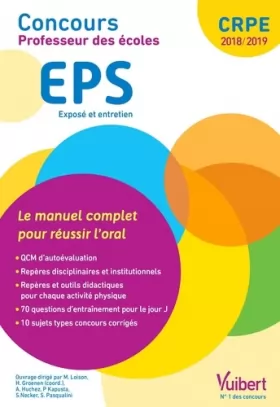 Couverture du produit · Concours professeur des écoles - EPS - Le manuel complet pour réussir l'oral