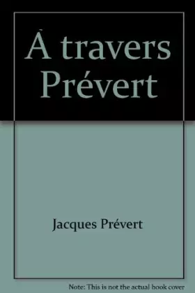 Couverture du produit · À travers Prévert